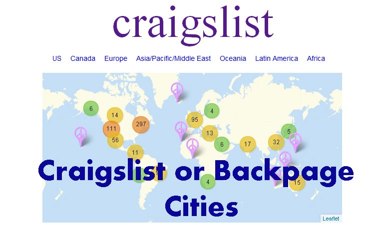 Search all Craigslist or Backpage Cities at same time