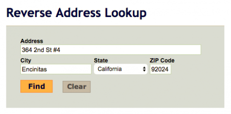 Use a free reverse address lookup tool if you haven't found anything on the web.