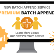 Premium Batch Append Service via Searchbug.com