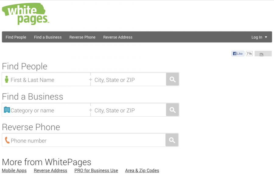 Whitepages.com in 2013.