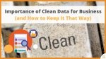 Importance of Clean Data for Business (and How to Keep It That Way)