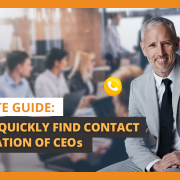Ultimate Guide How To Quickly Find Contact Information of CEO
